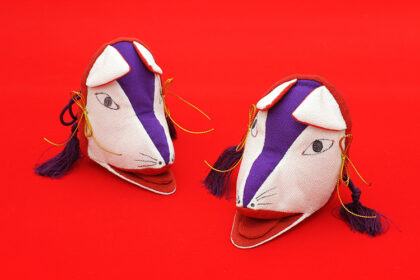 ちりめん細工・きつね(狐)袋