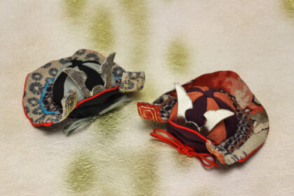 ちりめん細工・兜袋