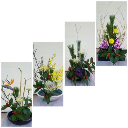 迎春生け花
