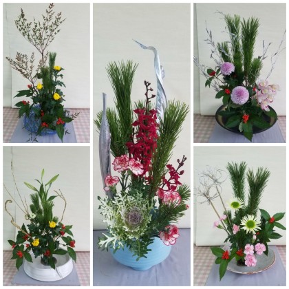 迎春生け花