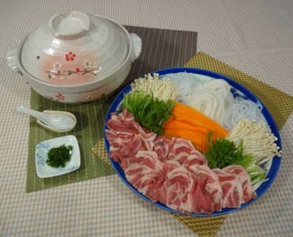 大根とにんじんのしゃぶしゃぶ