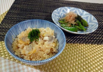 あさりの炊き込みご飯