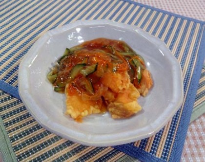 涼拌炸魚