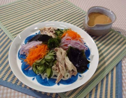 サラダうどん