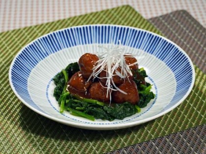 肉団子の甘酢あんがらめ