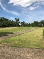 【上川遊歩道公園の芝生広場】