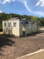 【トイレもある上川遊歩道公園】