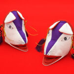 ちりめん細工・きつね（狐）袋