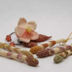 ちりめん細工・つくし袋と桜袋