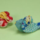ちりめん細工・うぐいす袋と梅袋