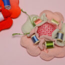 ちりめん細工・桜の針山