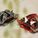 ちりめん細工・兜袋